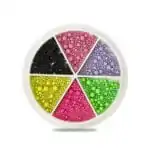 Set decoratiuni manichiura Caviar Multicolor Pastel #1