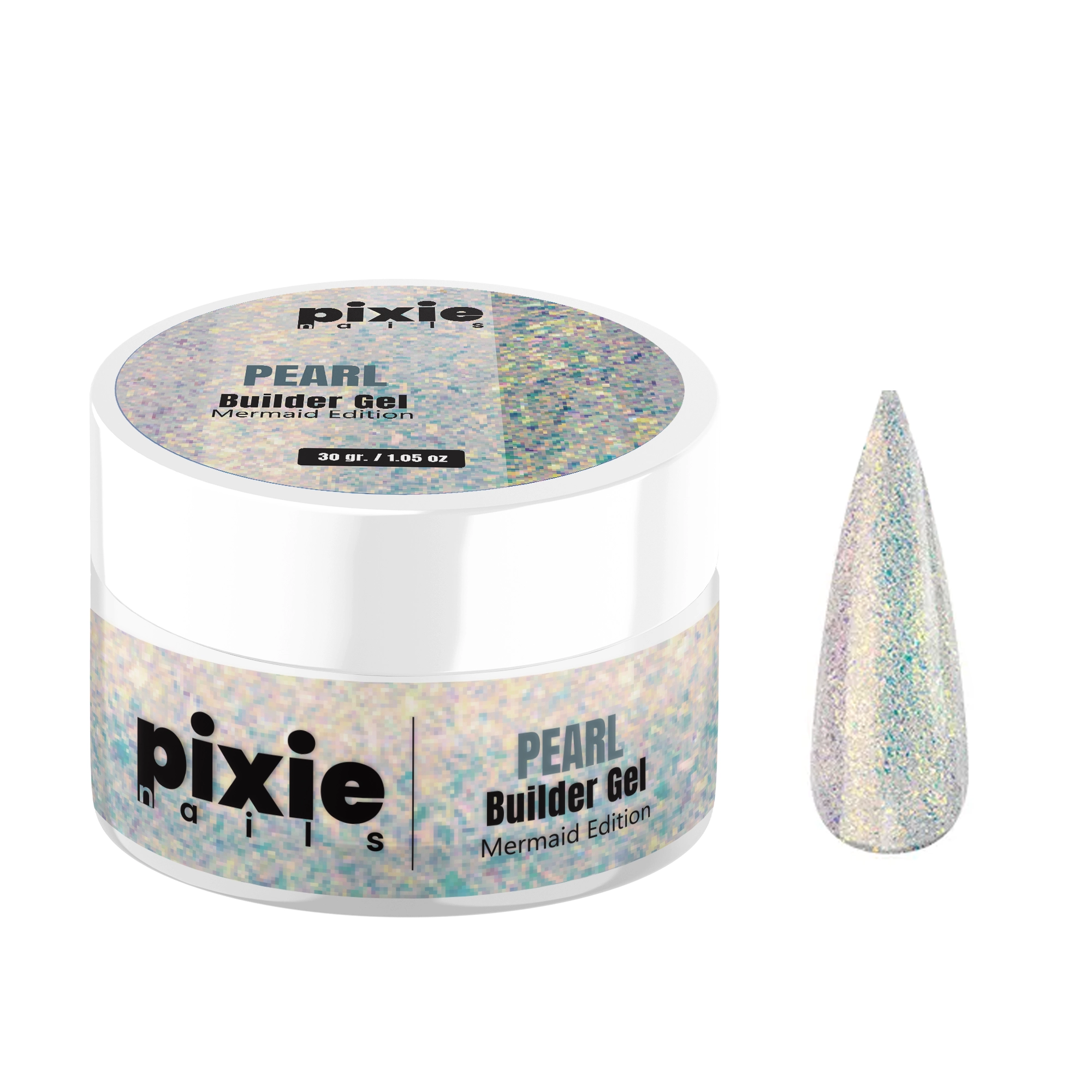 Pearl Builder Gel Mermaid Edition “Pearl”, 30gr (TPO & HEMA FREE) - imagine 1