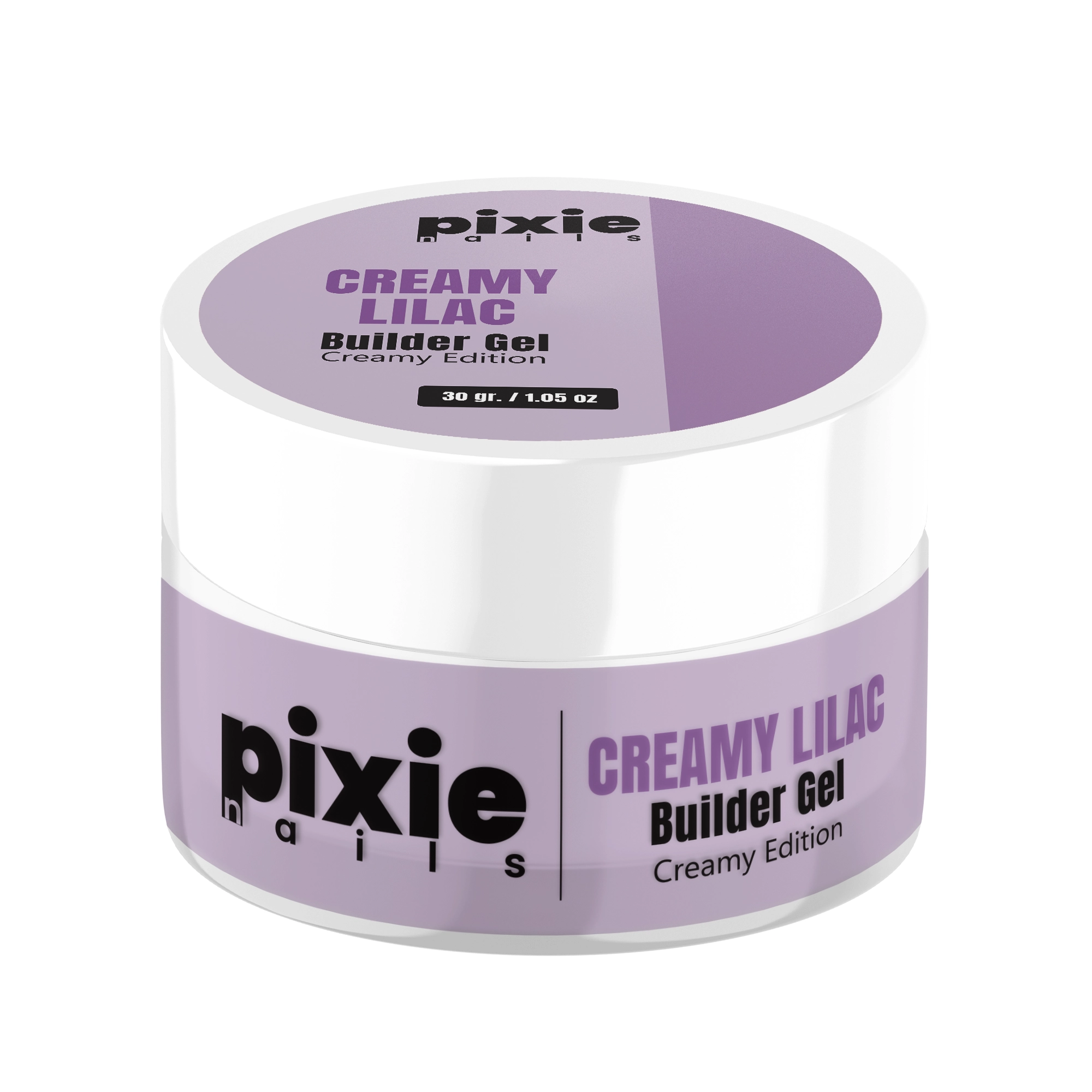 lilac Builder Gel CREAMY EDITION “Creamy Lilac”, 30gr - imagine 1