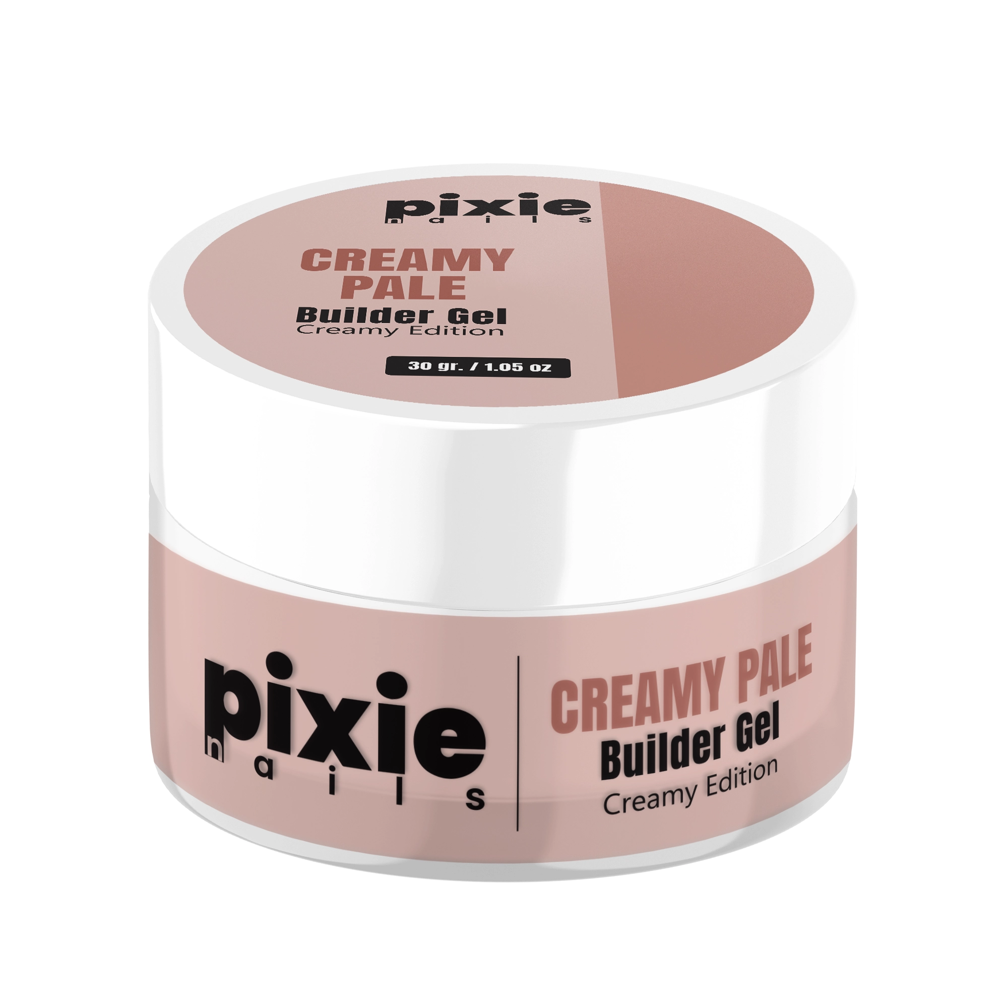 pale Builder Gel CREAMY EDITION “Creamy Pale”, 30gr - imagine 1