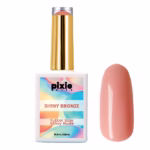 Rubber Base Shiny Nude "Shiny Bronze", Hema & TPO Free, 15ml, Pixie Nails