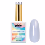 Rubber Base Shiny Nude "Shiny Cerulean", Hema & TPO Free, 15ml, Pixie Nails