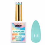 Rubber Base Pastel "Turquoise", 15ml, Hema & TPO Free, 15ml, Pixie Nails