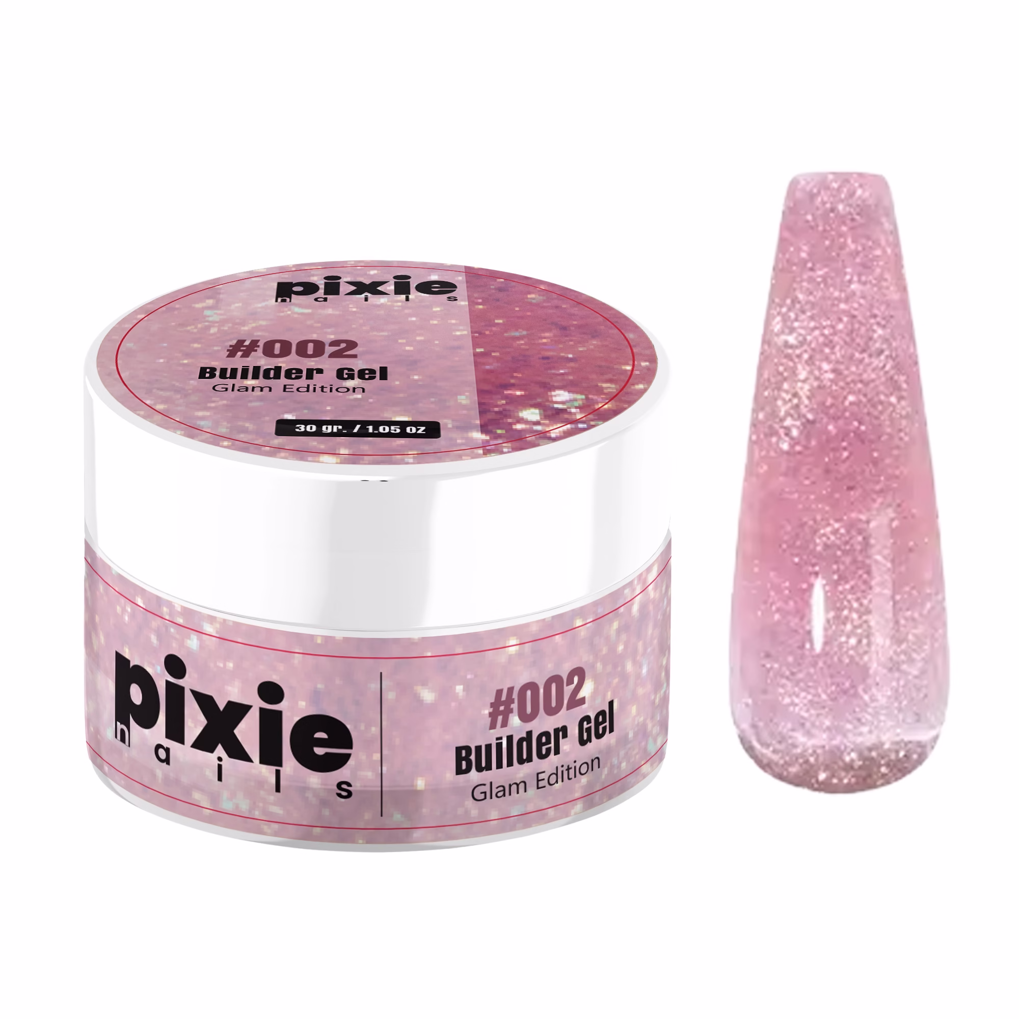 02 Builder Gel Glam Edition “02”, 30gr - imagine 1