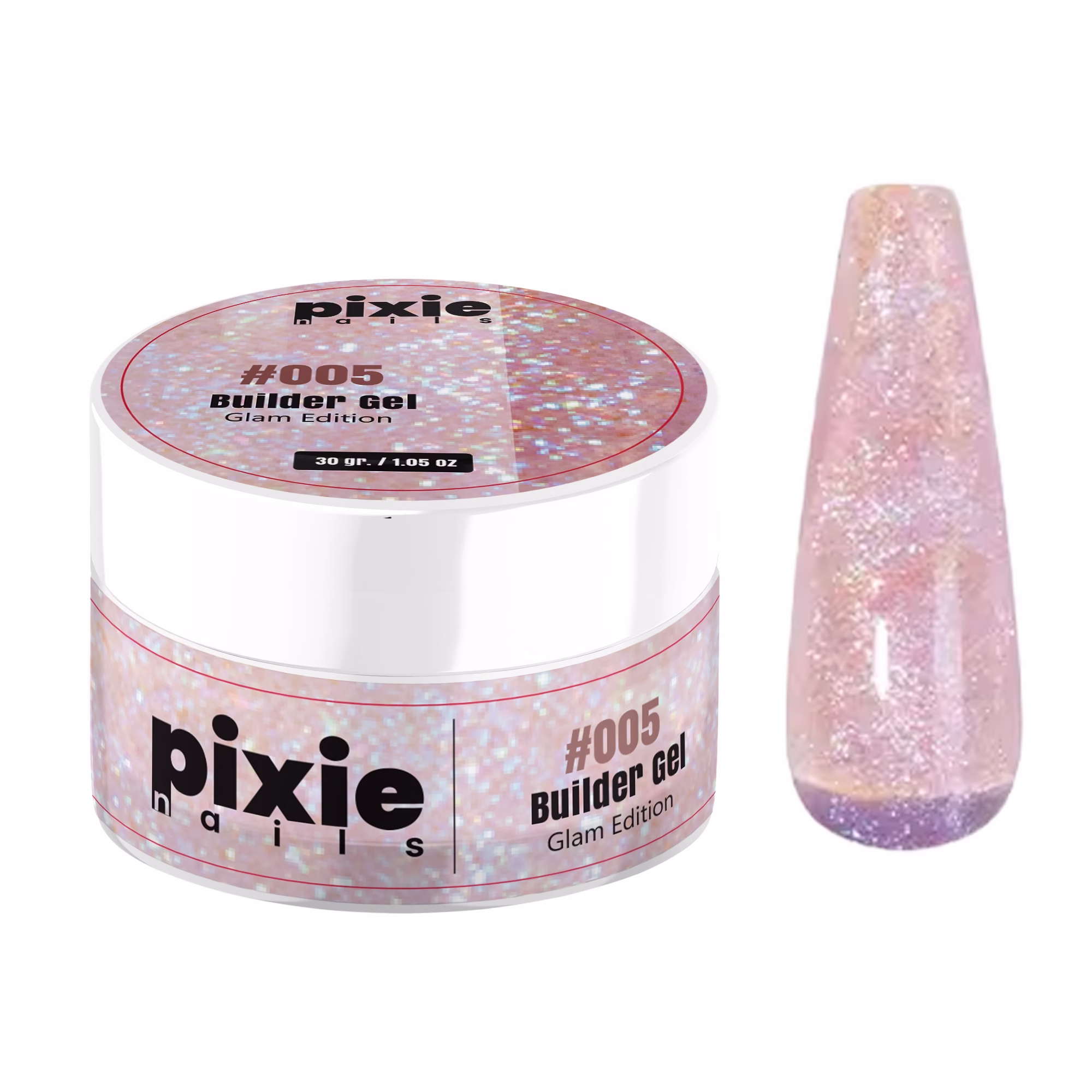 05 Builder Gel Glam Edition “05”, 30gr - imagine 1