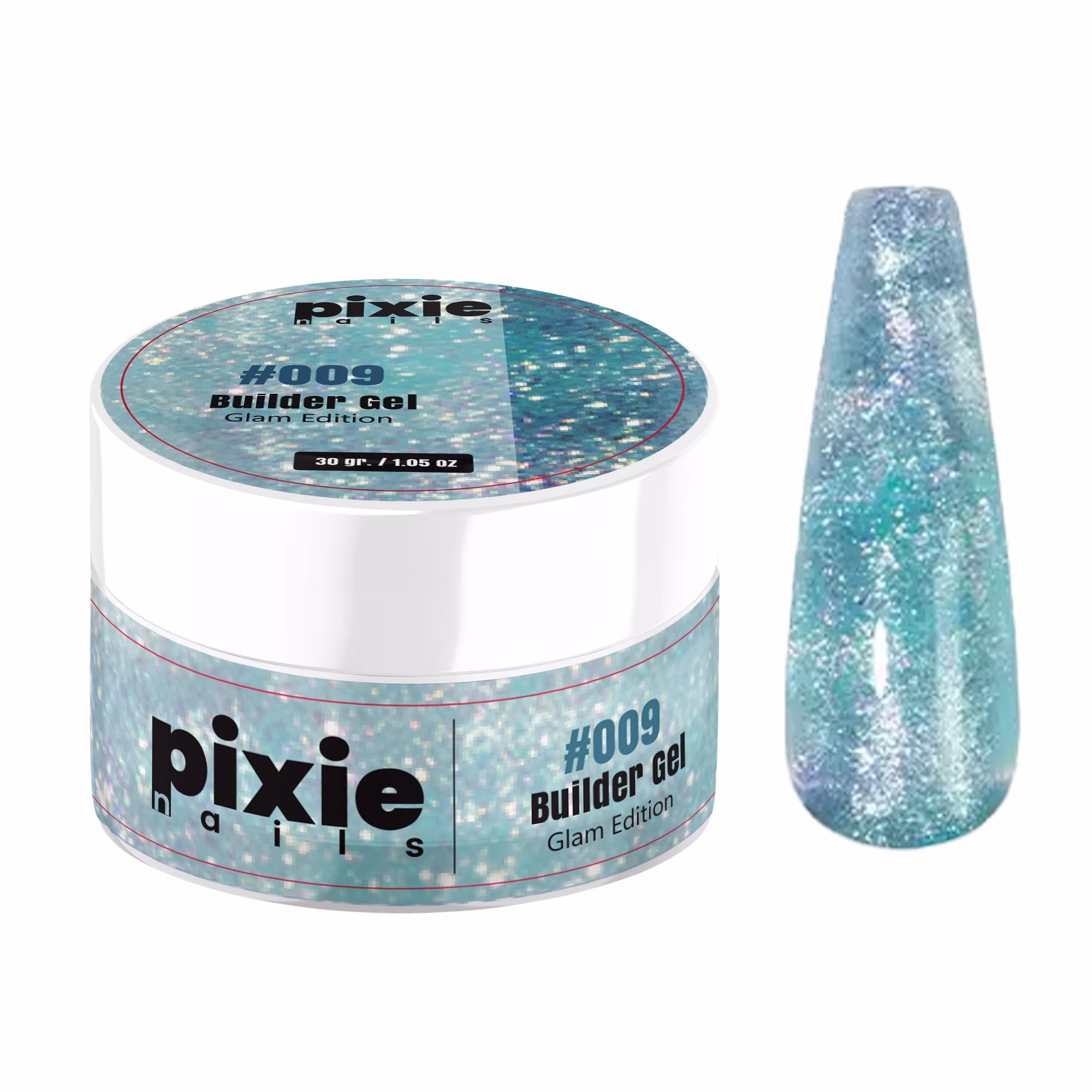 09 Builder Gel Glam Edition “09”, 30gr - imagine 1