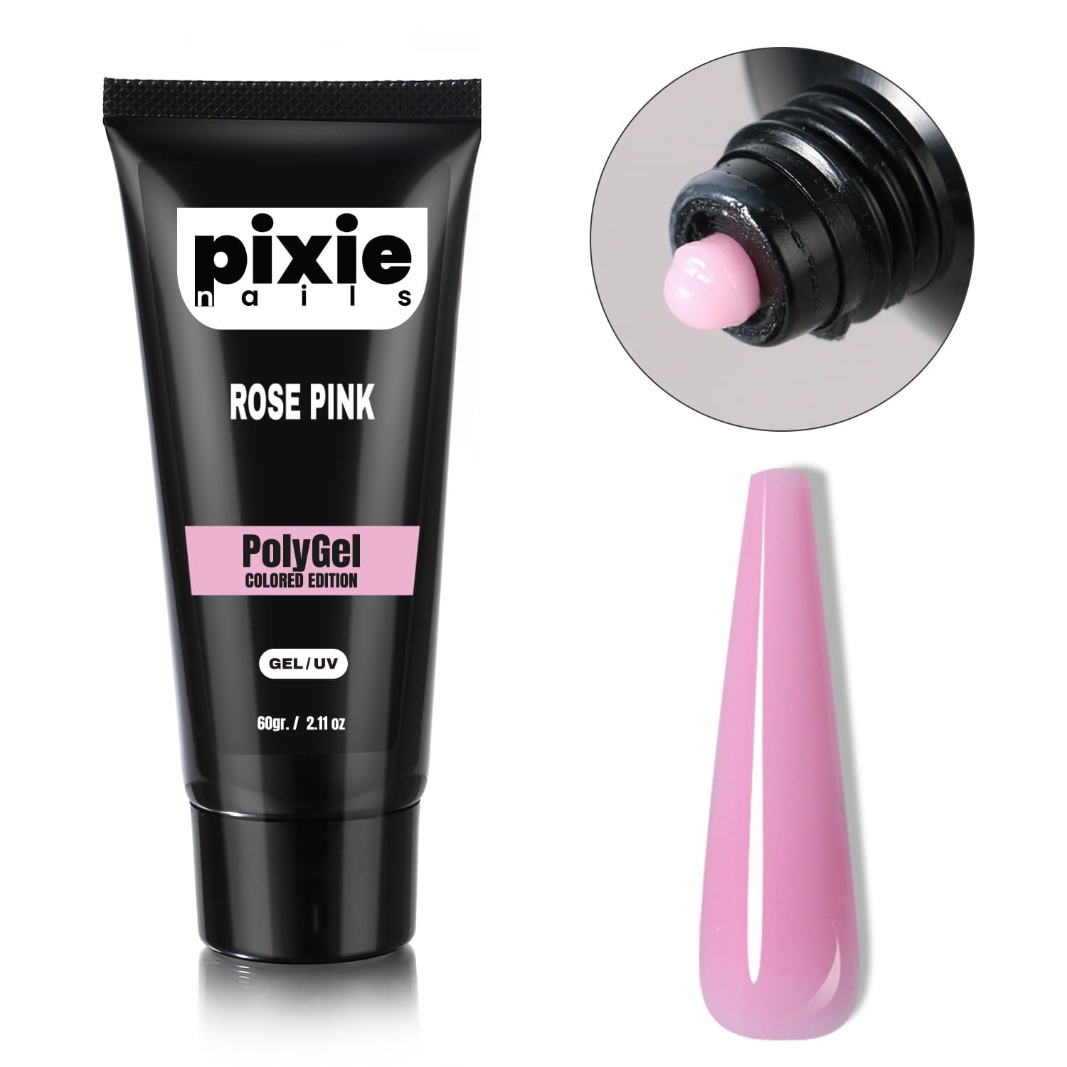 Polygel Color Edition Rose Pink 60 gr – PixieNails Polygel Color Edition Rose Pink 60 gr – PixieNails