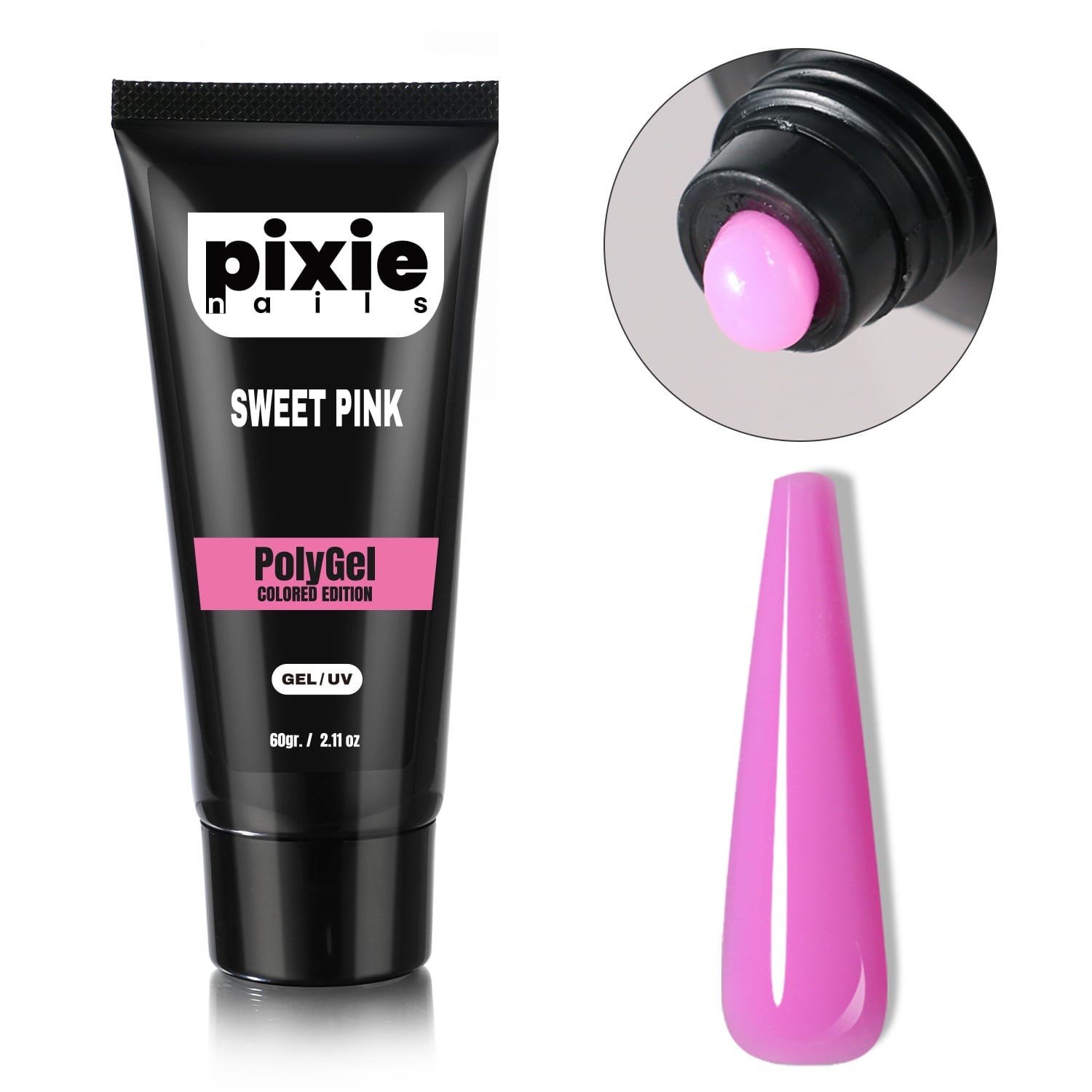 Polygel Color Edition Sweet Pink 60 gr PixieNails Polygel Color Edition Sweet Pink 60 gr PixieNails