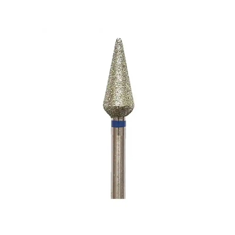 Capat Freza Pedichiura Diamantat - Conic Albastru Diametru Ø 5mm