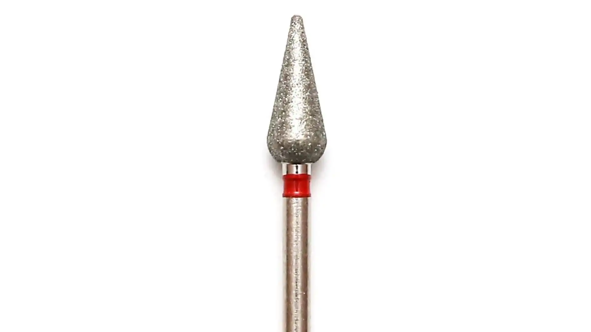 Capat Freza Pedichiura Diamantat - Conic Rosu Diametru Ø 5mm