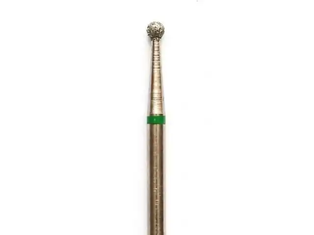 Capat Freza Diamantat - Sfera / Bila Verde Diametru 2.3mm